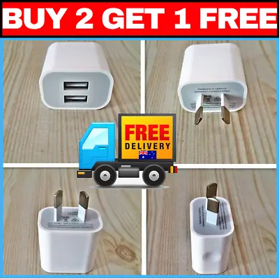 Dual USB Wall Charger Universal Port 5V AC Power Adapter For Iphone Samsung Au • $5.99