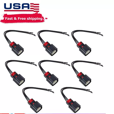 Pack Of 8 Ignition Coil Connector Harness 9U2Z14S411EA For Ford F150 Explorer • $15.89