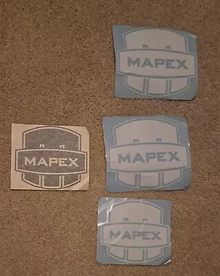 4 MAPEX Vinyl Bass Drum Decals Mapex Drums (see Description)  New • $15