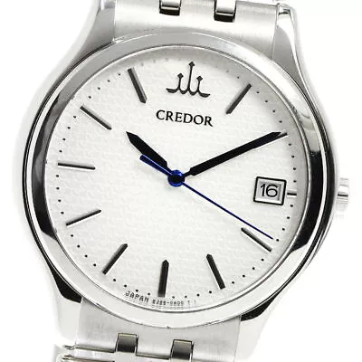 SEIKO CREDOR SIGNO GCAZ057/8J86-7A00 Silver Dial Quartz Men's Watch_807719 • $1419.82