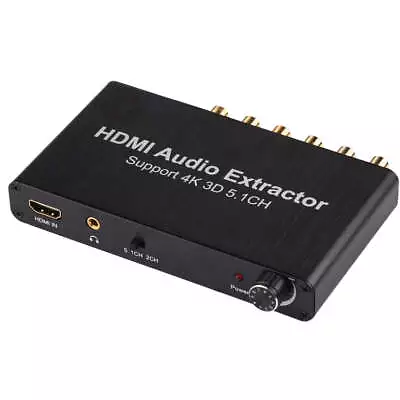 4K 3D HDMI 5.1CH Audio Decoder Extractor • £49.99