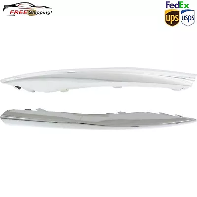 New Grille Trim For 2014-2017 Mercedes Benz S550 S600 Left & Right Chrome 2Pc • $85.90