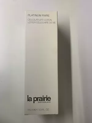 La Prairie Platinum Rare Cellular Life Lotion 3.9 Fl Oz Retail 765.00 -FREE SHIP • $400