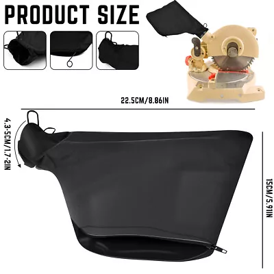 2Pcs Dust Collection Bag For Mitre Saws Black Bag Collector Bags Belt Sander☑ • $15.89