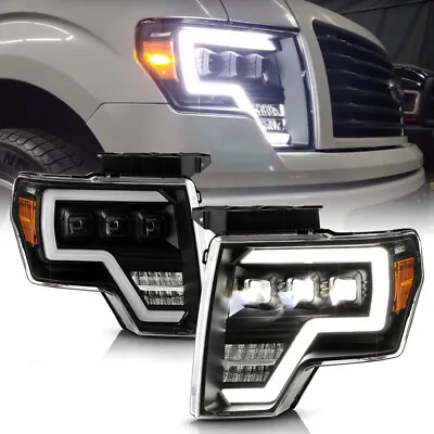 Full LED Version Black Housing Headlight Assembly For 09-14 Ford F150 Truck • $494.90