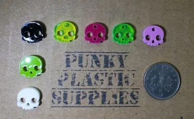 10x Tiny Skulls Acrylic Charms/pendants/jewellery Making/craft's/laser Cut • £2