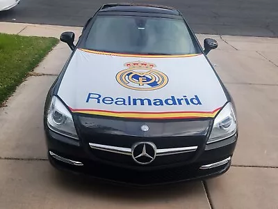 Real Madrid Auto Hood Cover | Hood Flags | Soccer Futbol Flags 150x120cm • $39.99