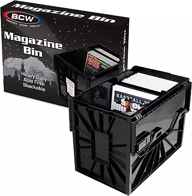 Magazine Document & Comic Book Storage Bins | Durable Magazine Bin | Magazine St • $52.99