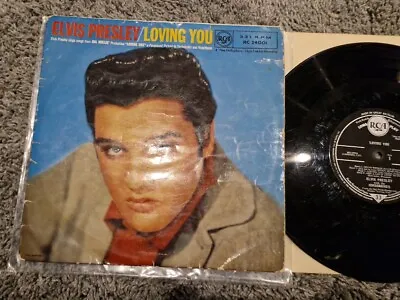 Elvis Presley Lp 10  Loving You Fair Example  • $7.52