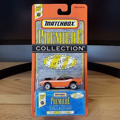 Matchbox Premiere Dodge Challenger Classic Muscle Limited Edition Diecast 1:64 • $9.95