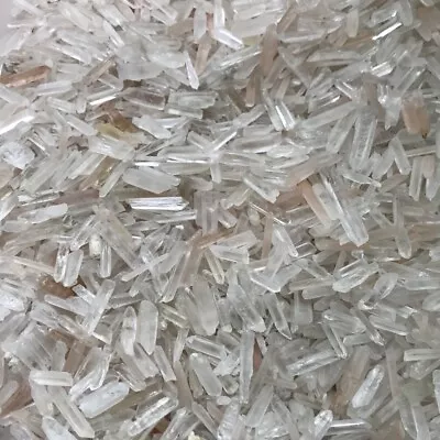 100-170pcs Lot Natural Clear Quartz Crystal Points 1/2Lb Terminated Wand Healing • $9.88