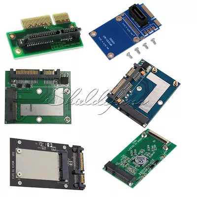 40pin SATA Adapter Mini PCI-e/mSATA SSD/Express To ZIF/7pin/2.5'' Converter Card • $5.73