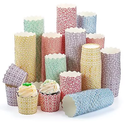 300 Pack Paper Baking Cups 4.5Oz Greaseproof Cupcake Muffin Liners Disposab... • $33.23