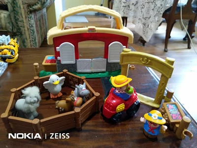 $29.99 • Buy Little People TALKING Barn SHED + FARM + TRACTOR + Horse ANIMALS Farmer LOT Toys