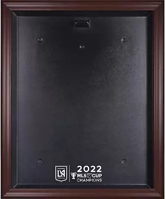 LAFC 2022 MLS Cup Champs Mahogany Framed Team Logo Jersey Display Case • $279.99