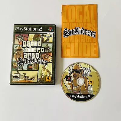 Grand Theft Auto GTA San Andreas - W/Manual - Tested & Working *FREE POSTAGE* • $18