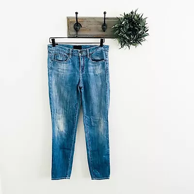 Vince Mason Relaxed Rolled Maritime Jeans 26 • $39.59