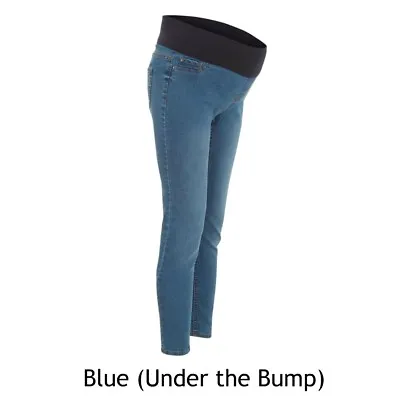 Maternity New Look Under Bump Jeggings Jeans BLUE Sizes 8 - 18 NEW STOCK BM45 • £3.99