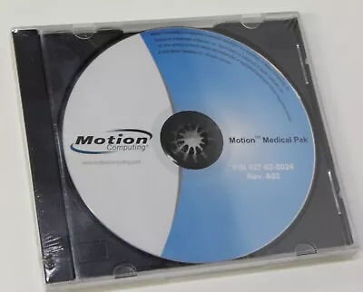 Motion Computing Motion Medical Pak CD  027-02-0024 Rev. A02 Free Shipping • $9.40