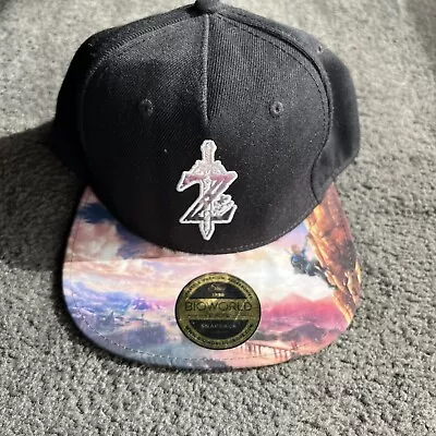 The Legend Of Zelda Breath Of The Wild Embroidered Logo Snap Back Cap 2017  • $26.99