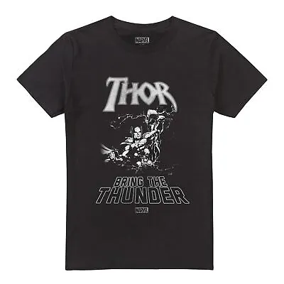 Marvel Mens T-Shirt Thor Bring The Thunder Top Tee S-2XL Official • £13.99