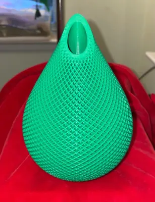 Handmade 3D Printer Green Vase Mesh Pattern • $14.75