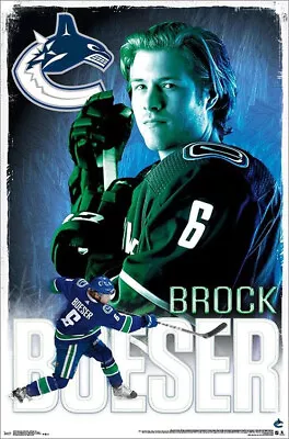 Brock Boeser SUPERSTAR Vancouver Canucks Official NHL Hockey 22x34 Wall POSTER • $16.99