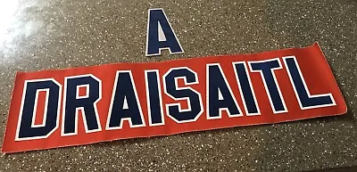 $24.99 • Buy Leon Draisaitl Edmonton Oilers NHL Jersey Nameplate A Captain Patch Stanley Cup