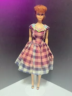 Vintage Handmade Dress For Barbie Fully Lined Closes With Snaps Well Made • $15
