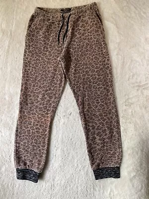 Scotch & Soda Maison Scotch Pants Womens 1 Sweater Knit Joggers Gray Pink • $15.30