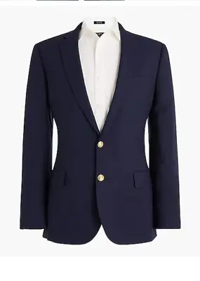 J.Crew $398 Slim-Fit University Blazer Navy Size 38R AZ830 • $150