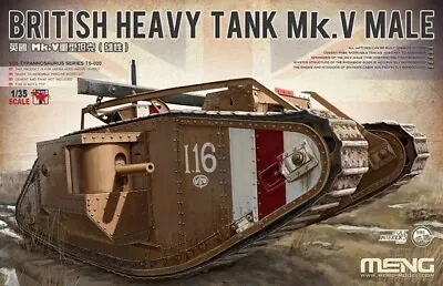 Meng Model TS-020  1:35th Scale  British Heavy Tank Mk.V Male • £61.99