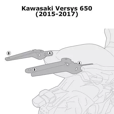 Kappa KR4114 Specific Rear Top Box Rack - Kawasaki Versys 650 (2015-22) • £28.28