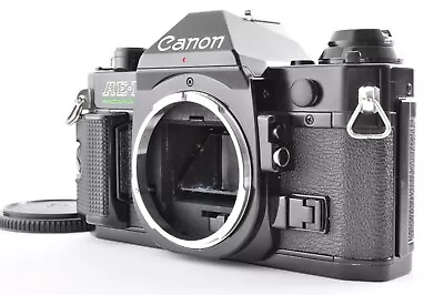 Canon AE-1 Program Black 35mm SLR Film Camera Excellent+5 From Japan X0753 • £125.84