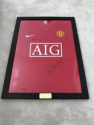 Signed Cristiano Ronaldo Manchester United Football Shirt Home 2008 Framed • £250