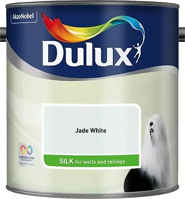£21.99 • Buy Dulux Jade White Silk Emulsion Paint 2.5L