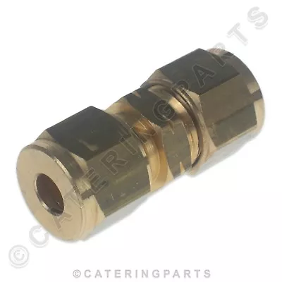 8mm X 6mm REDUCING COMPRESSION FITTING GAS TUBE ADAPTER CONNECTOR PIPE COUPLING • £11.75