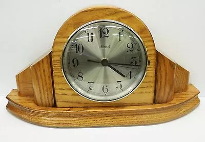 Handcrafted Solid Oak Small Mantel Clock Made By The Stoneybrook Clock Company • £155.92