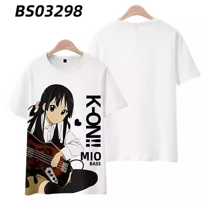 K-ON Anime Cosplay Casual Unisex T-shirt Short Sleeve Men Woman TEE H11 • $23.99