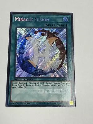 Yugioh! LP Miracle Fusion - SGX4-ENE05 - Secret Rare - 1st Edition Lightly Playe • $11.70
