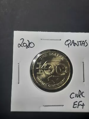 2020 - $1 Dollar Celebrating A 100 Years Of Qantas Coin - 2x2 Holder - Circ EF+ • $5.65