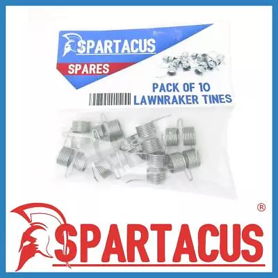 Spartacus 10 X Lawn Raker Tines Tynes To Replace Qualcast F016T47920 Scarifier • £13.49