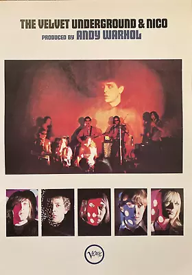 £4.50 • Buy Velvet Underground & Nico Poster - Andy Warhol On Verve Records 67 A3 Size Repro