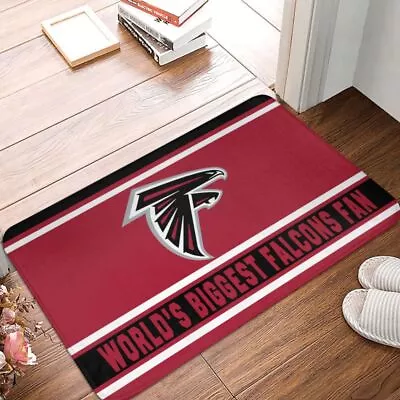 World's Biggest Atlanta Falcons Fan Carpet 16x24in Floor Mat Home Decorative • $11.39
