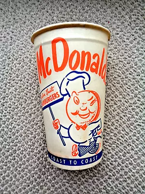 McDonald's 1950's Speedee 16 Oz Paper Cup • $18.95