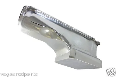 1965-90 CHEVY BIG BLOCK 396-402-427-454 DRAG RACING OIL PAN Chrome Steel • $109.99