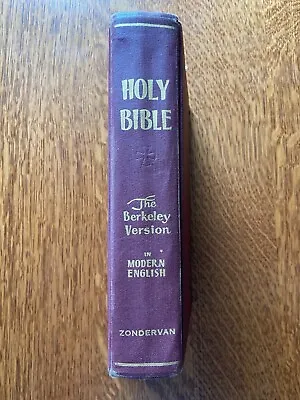 The Holy Bible Berkeley Version In Modern English Gerrit Verkuyl 1967 ©Zondervan • $40