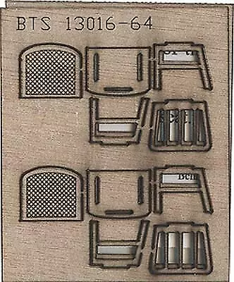 BTS (Better Than Scratch) 13016 O Scale Wood Chairs -- Straight • $8.99