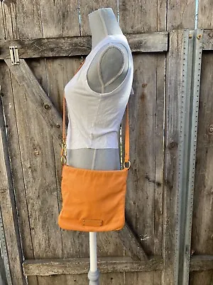 Marc By  Jacobs Leather Orange CrossBody Handle Sia Bag 🧡 • $69