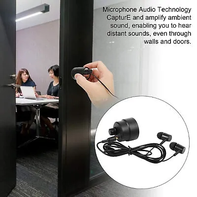 Sound Amplifier Enhanced Microphone Audio Ear Listening Amplifier Device NEW • £14.50